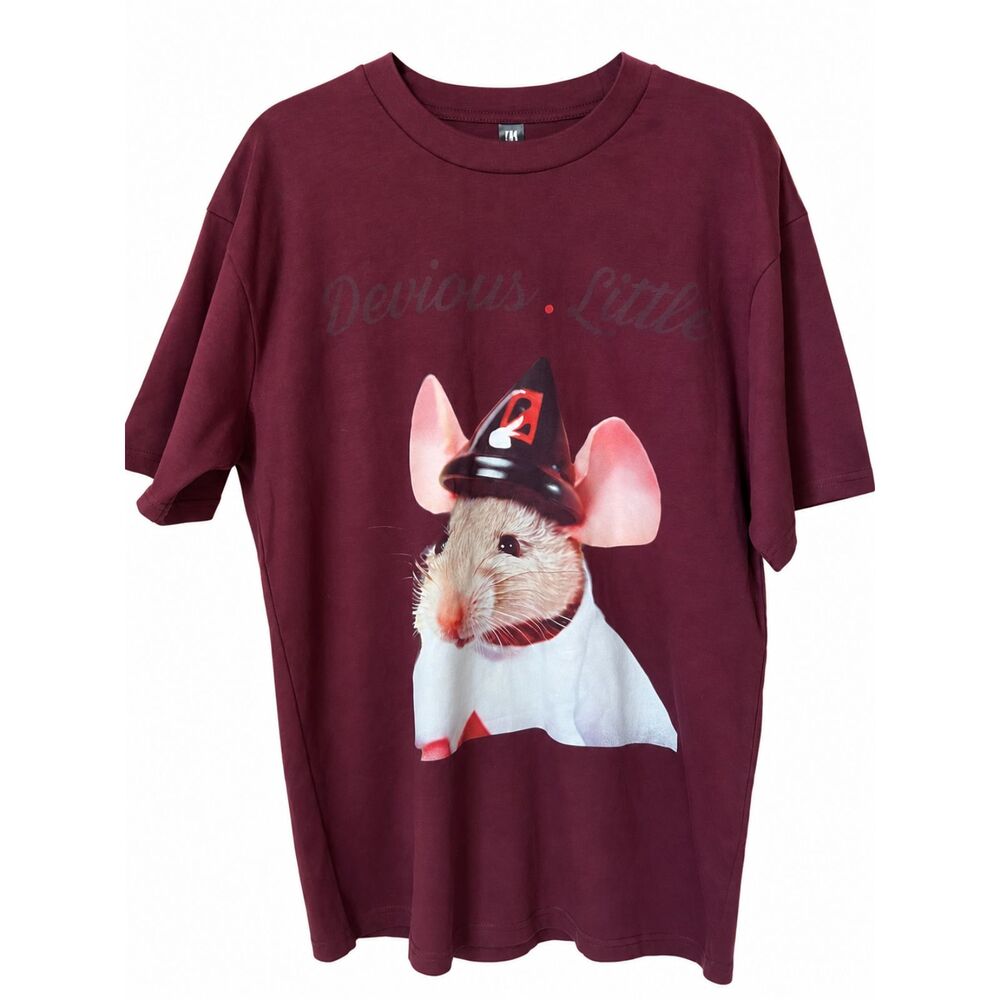 Burgundy Graphic T-shirt
